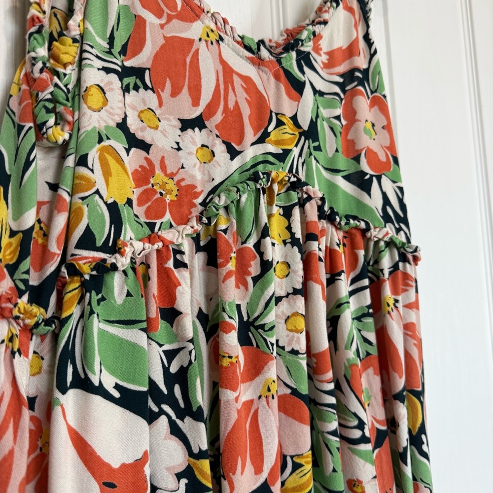 Patrons of Peace Vibrant Floral Mini Dress - Picture 3 of 6